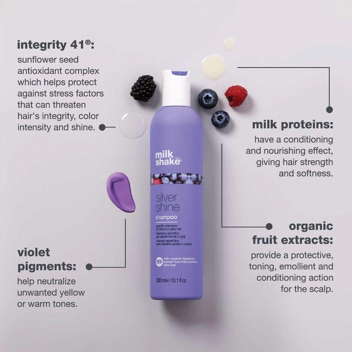Actual product image Milk_Shake Silver Shine (Liquid shampoo, 1000 ml)