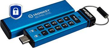 Immagine prodotto Kingston IronKey Keypad 200C (128 GB, USB-C)
