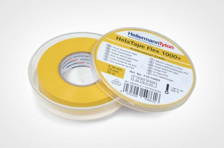 Image du produit HellermannTyton Ruban isolant HelaTape Flex 1000 (19 mm)