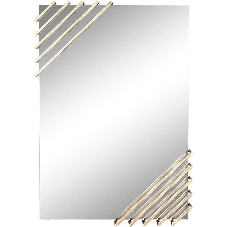 Esprit, Specchio, Wall mirror Home Golden 63 x 6 x 93 cm (63 x 93 cm)