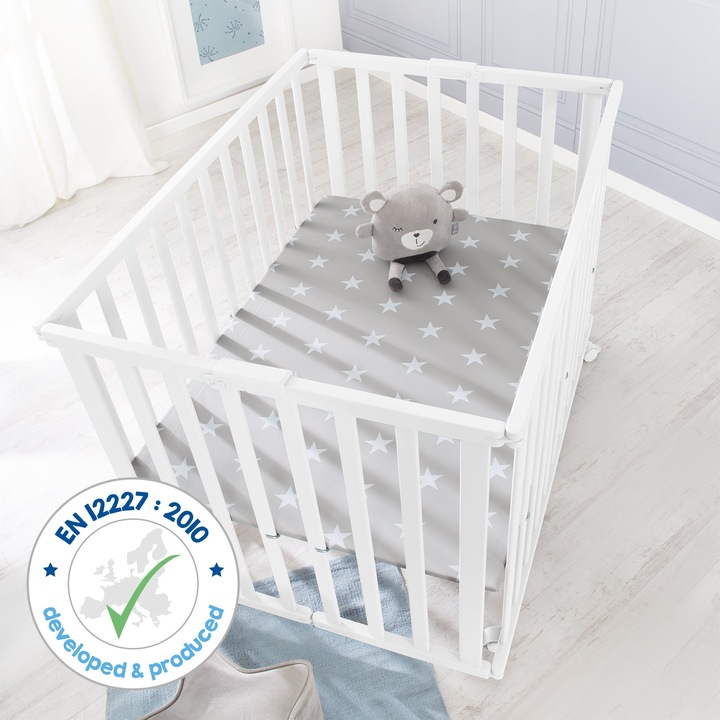 Produktbild Roba klappbares Laufgitter Little Stars (74 cm, 100 cm, MDF)
