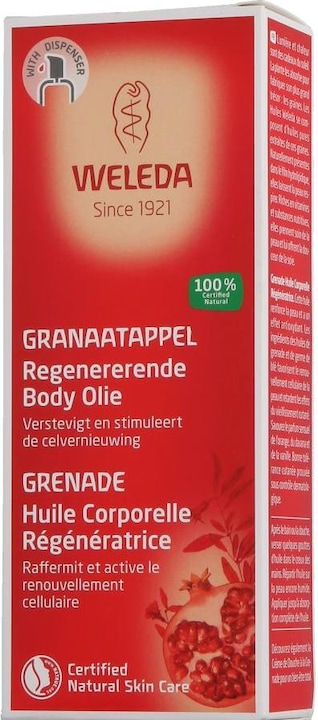 Image du produit Weleda Huile de régénération de la grenade (Huile pour le corps, 100 ml)