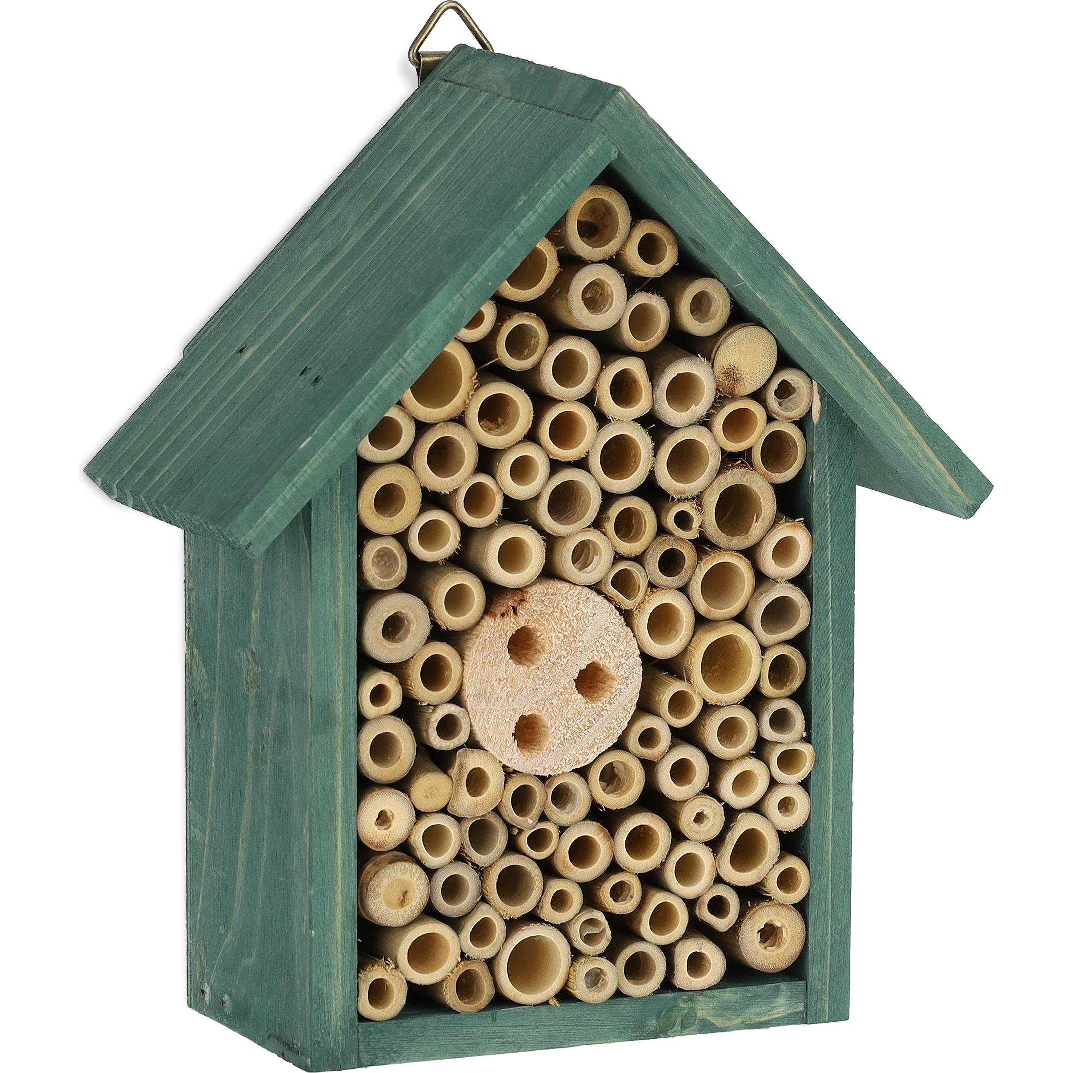 Relaxdays, Insektenhotel, Insektenhotel (Wildbienen, Biene)