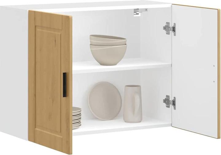 Actual product image VidaXL Kitchen wall unit Porto Artisan oak engineered wood Kitchen wall unit (80 x 31 x 60 cm)