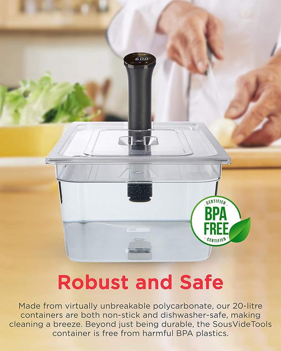 Actual product image Sous Vide Tools Polycarbonate container 20 L