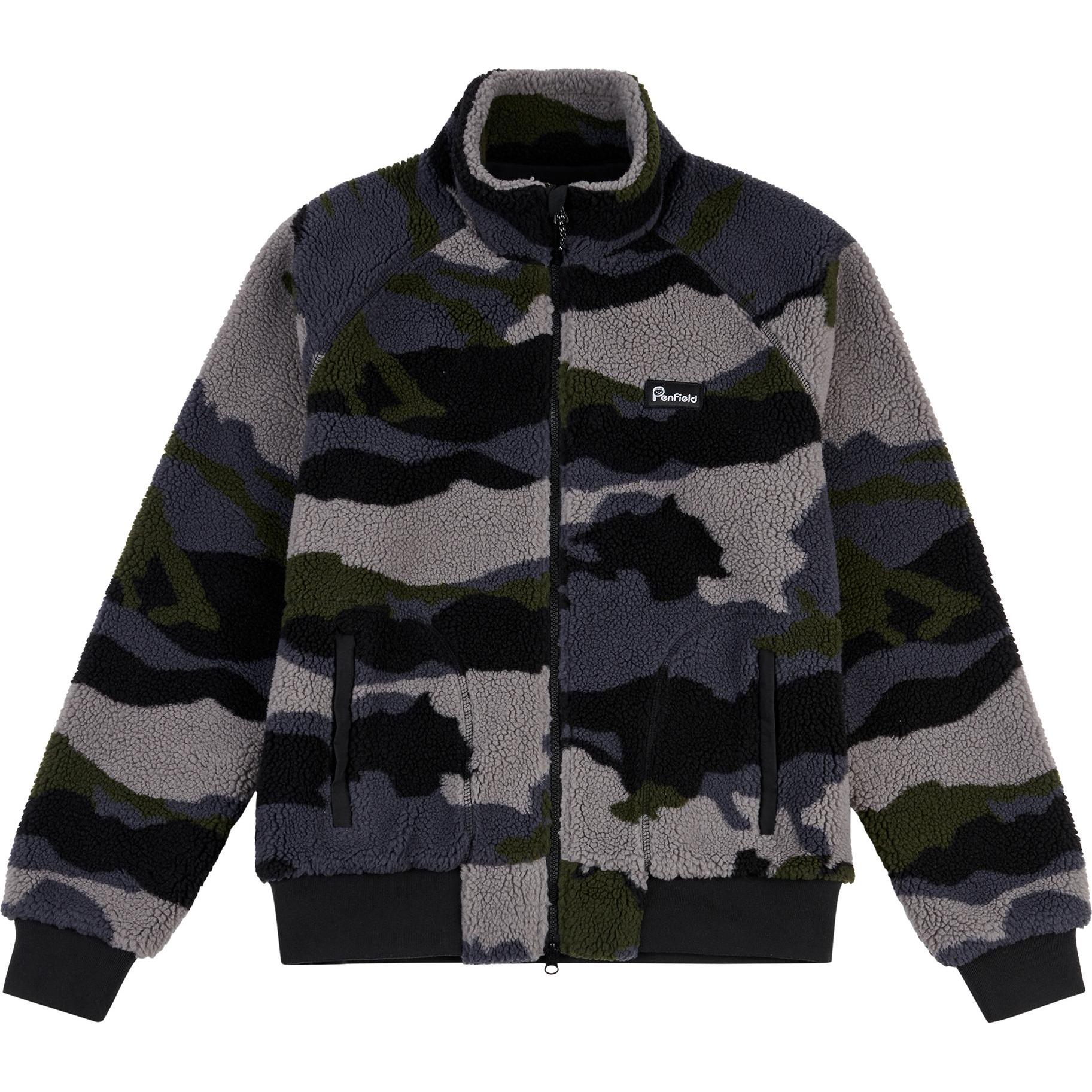 Penfield, Herren, Jacke, jacke abtract mountain borg (S), Braun, S