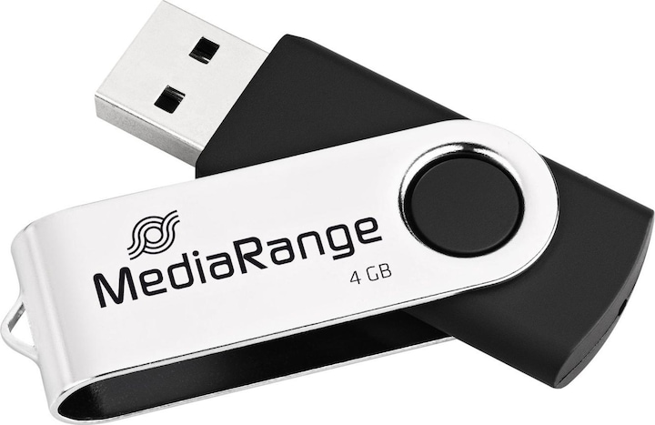 Image du produit MediaRange Lecteur flash (4 Go, Micro USB, USB-A, USB 2.0)