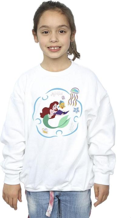Immagine prodotto Disney The Little Mermaid Reading A Book Felpa Ragazze (140, 146)