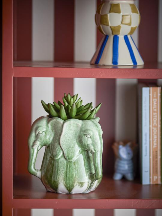 Image du produit Bloomingville - Pontus Vase - Green - Stoneware