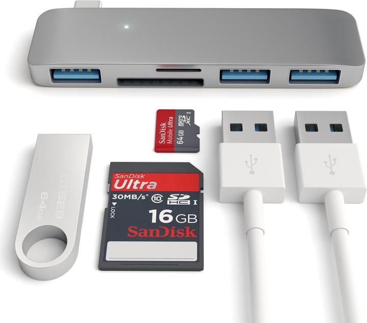 Image du produit Satechi St-Tcuhm (USB-C, 3 ports)