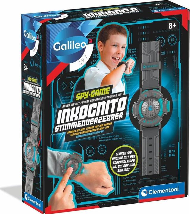Actual product image Clementoni Inkognito Spionage-Uhr