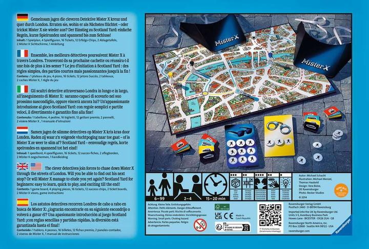 Produktbild Ravensburger Scotland Yard Junior (Deutsch, Französisch, Italienisch)
