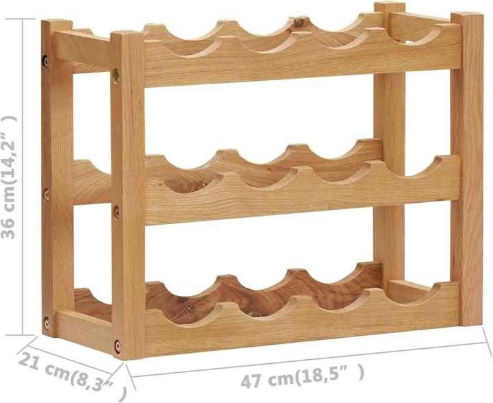 vidaXL Clorinda (47 x 21 x 36 cm, 12 Fl.)