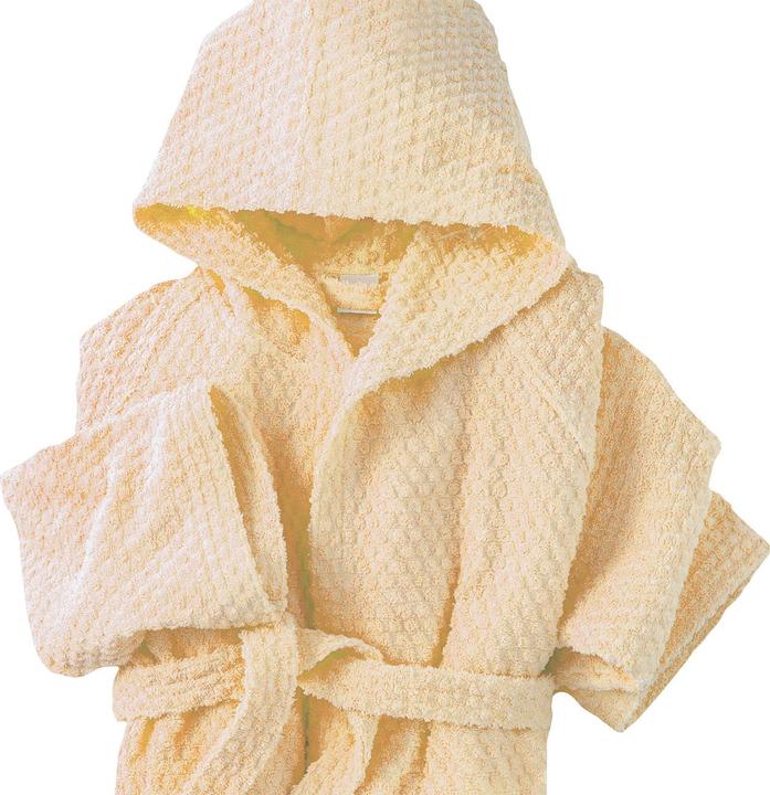 Produktbild Casativo Bademantel mit Wabendesign, unisex, Ecru-natur, L (L)