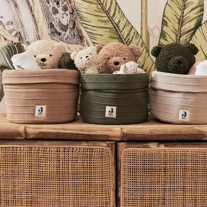 Produktbild Jollein Aufbewahrungskörbchen Grain Olive