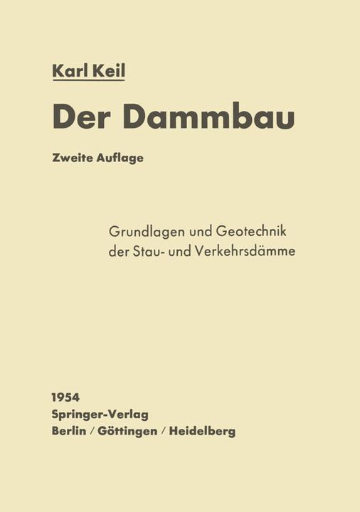 Produktbild Der Dammbau (Deutsch, Karl Keil, 2012)