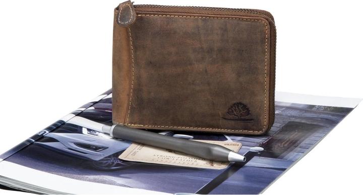 Immagine prodotto Greenburry Portafoglio vintage in pelle 13 cm