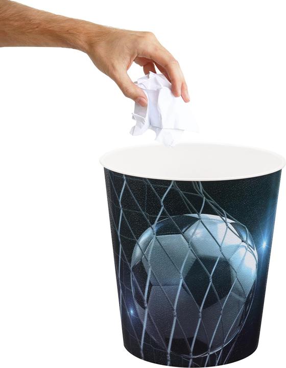 Produktbild Idena Papierkorb aus PP 9 Liter, Fussball (9 l)