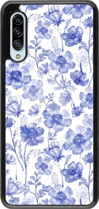 Immagine prodotto PhoneLook Copertina Primavera 23 fiori blu acquerello (Samsung Galaxy A90 5G)