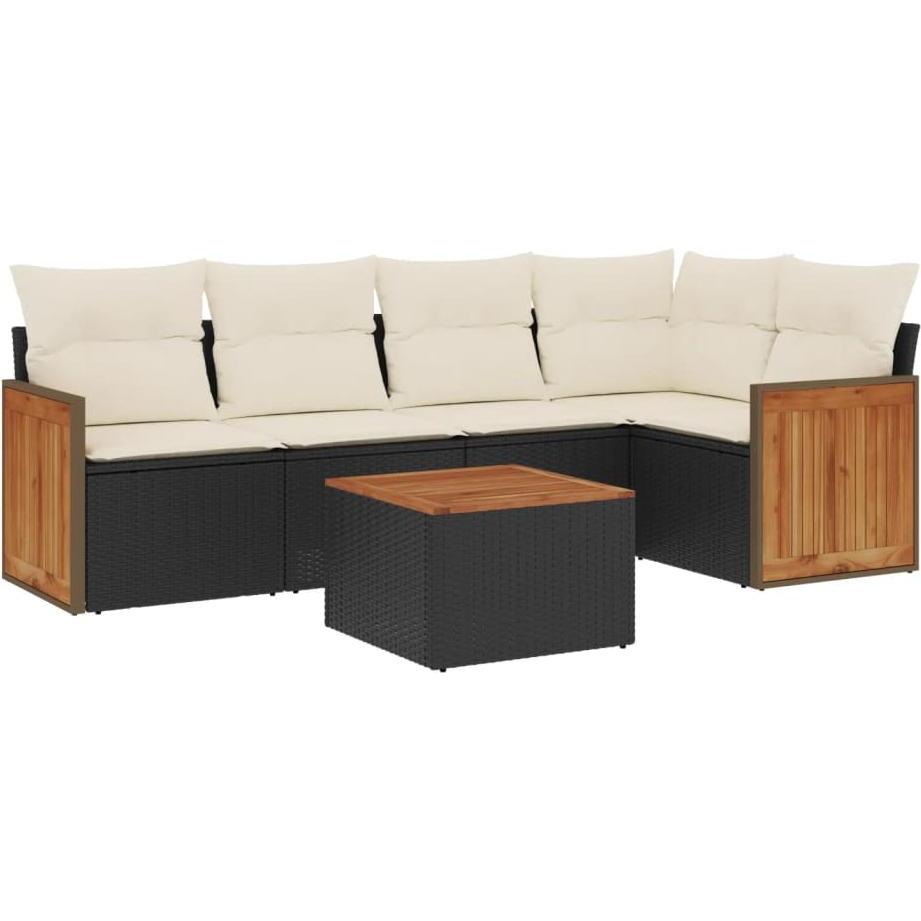 VidaXL, Gartenlounge, 10-tlg. Garten-Lounge-Set mit Kissen