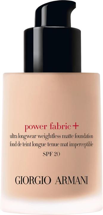 Actual product image Giorgio Armani Matt Makeup Power Fabric + ( Ultra Longwear Weightless Matte Foundation) 30ml - Shade: 4.75 (Camel)