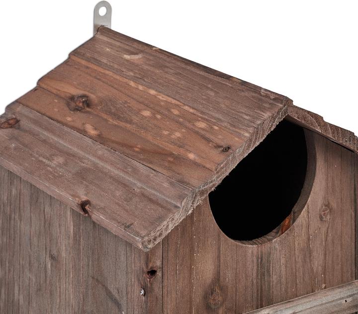 Actual product image Relaxdays Owl nesting box