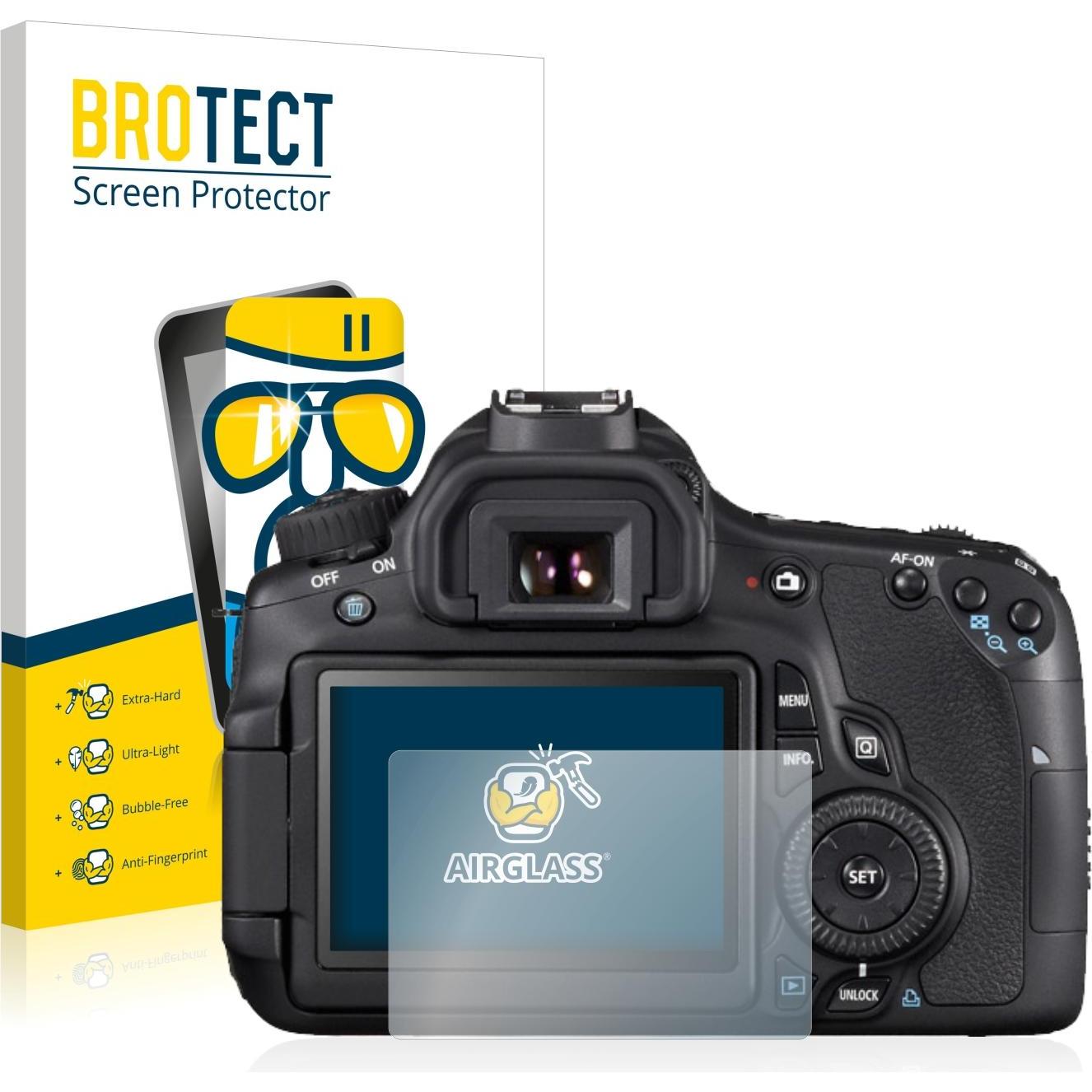 BROTECT AirGlass Panzerglasfolie (Displayschutz, EOS 650D), Kameraschutz