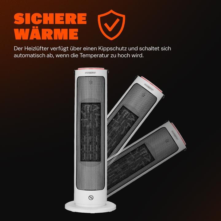 Actual product image Monzana Fan heater (2000 W)