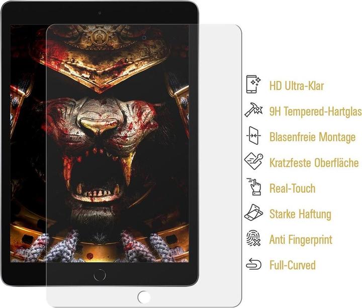 Produktbild Protectorking 6x echtes Tempered 9H Panzerhartglas 3D KLAR (6 Stück, iPad mini 3)