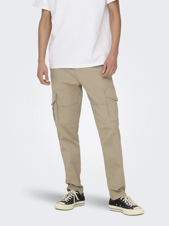Actual product image Only & Sons Plain Cargo Trousers (W32/L30)