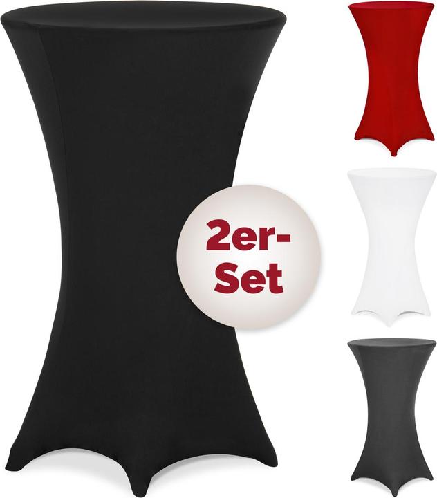 Image du produit Detex 2x housses de table haute (60 x 120 cm)