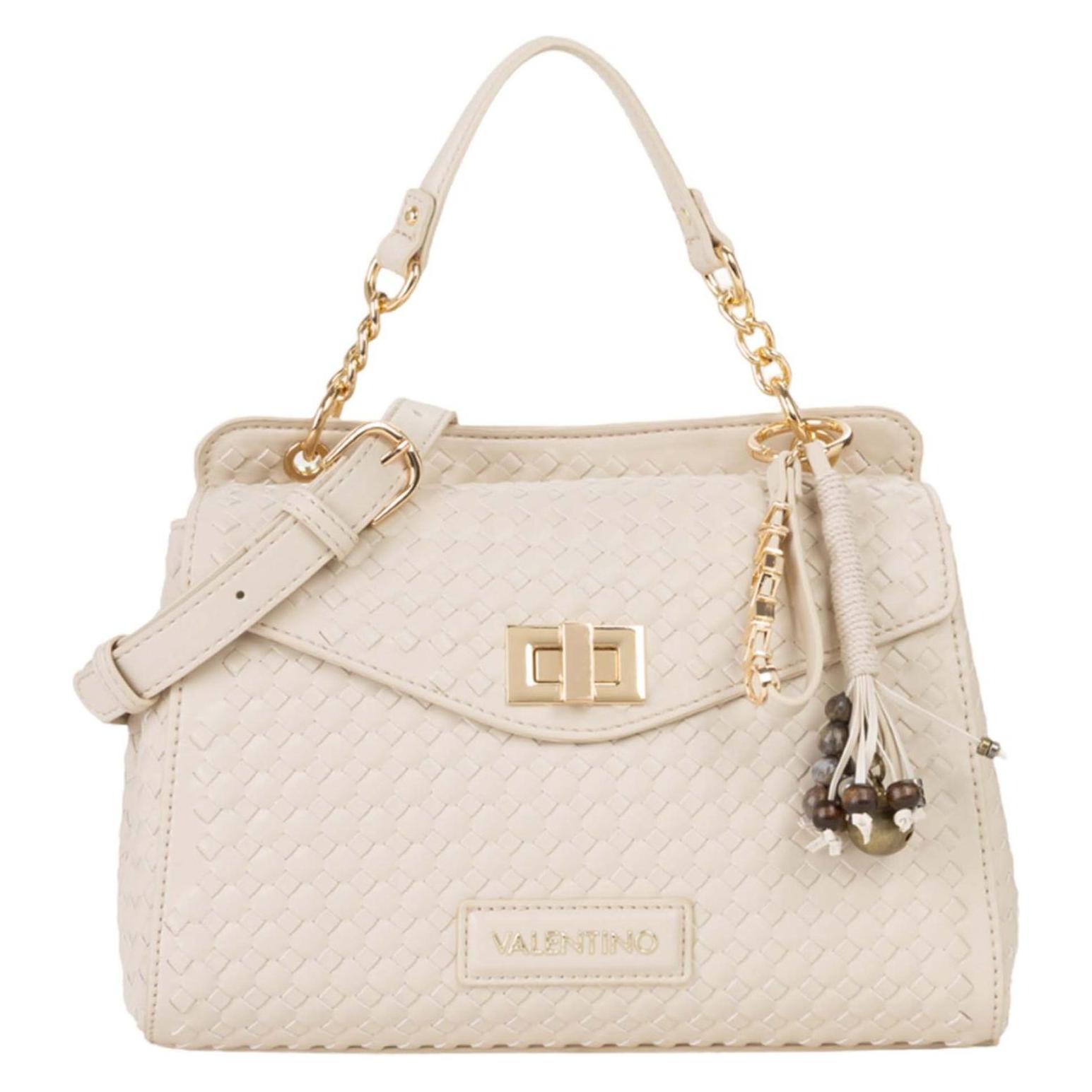 Valentino, Damen, Handtasche, Gea Satchel Bag, Beige