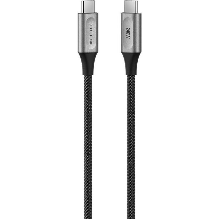 EcoFlow RAPID Pro USB-C to USB-C Cable, 1.8 m, 240 W, Cavo USB