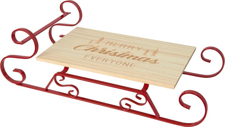 Actual product image Natura Punto Serving Tray Christmas Sleigh