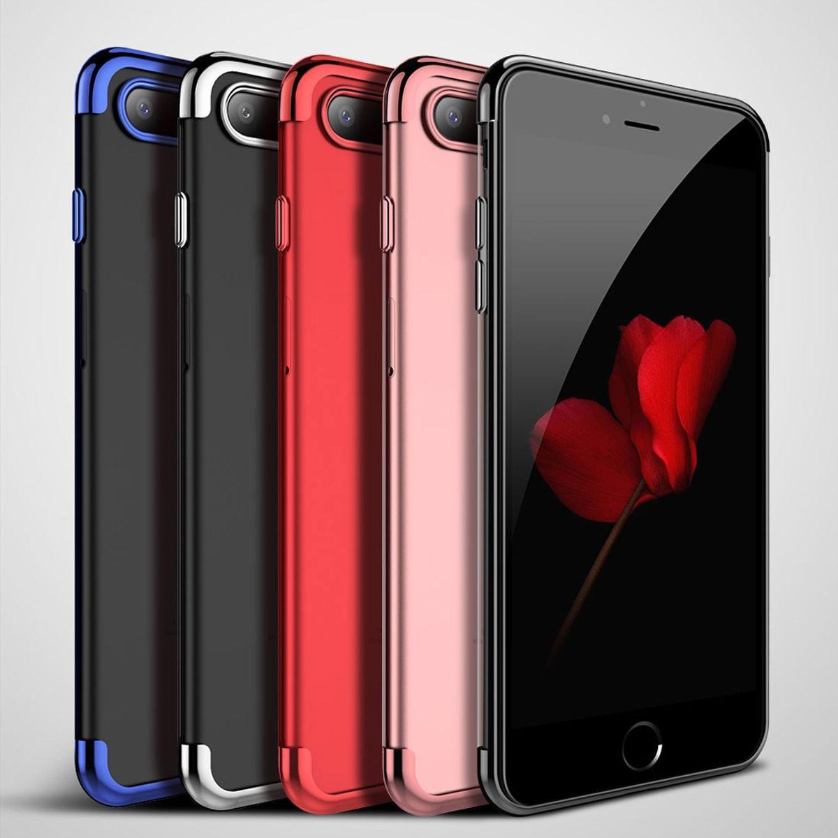 König Design Apple iPhone 7 Plus Hülle Case Handy Cover Schutz Tasche Schutzhülle Bumper Blau (Apple iPhone 7 Plus), Sma...