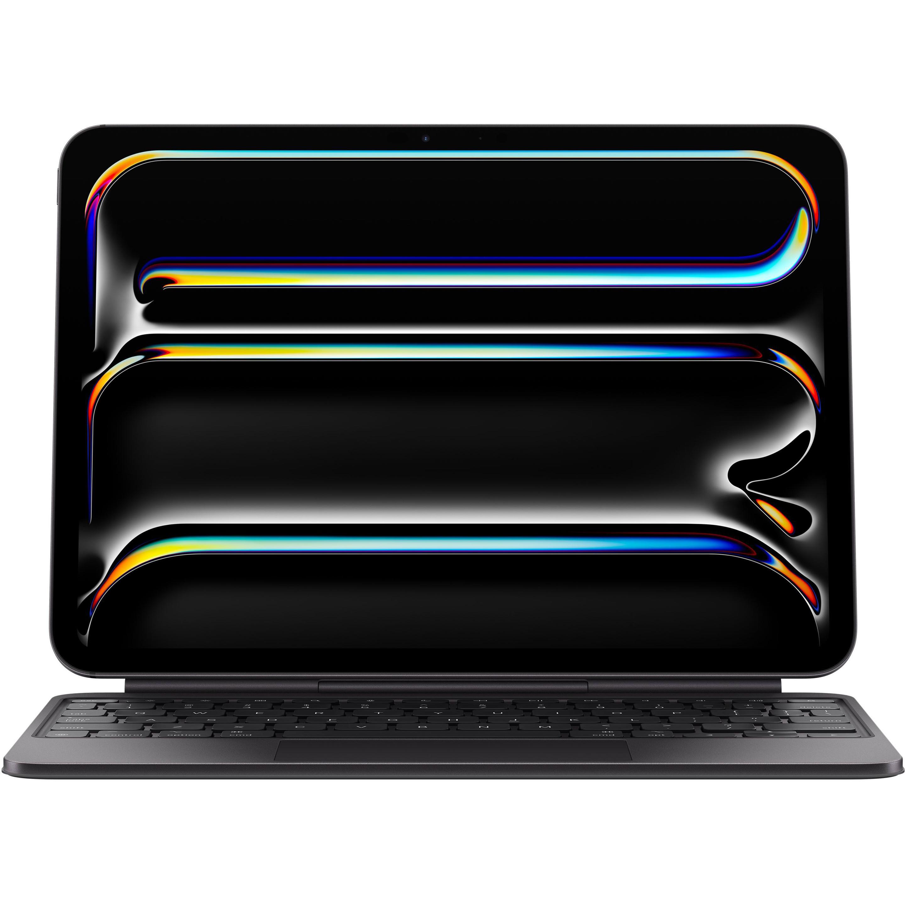 Apple Magic Keyboard (DE, iPad Pro 11 2024 (M4)), Tablet Tastatur, Schwarz