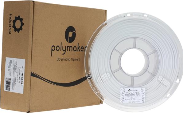 Produktbild Polymaker PolyMax PC-FR - White - 2.85mm (PC, 2.85 mm, 1000 g)