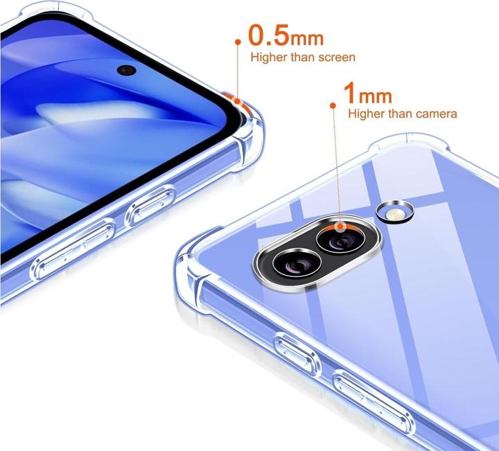 Immagine prodotto Screenguard Copertura paraurti airbag morbida in cristallo (Google Pixel 9a)