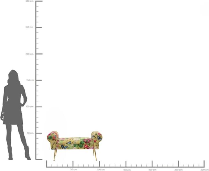 Image du produit Kare Design Bank Wing Flower Fever Gelb 100cm (100 cm)