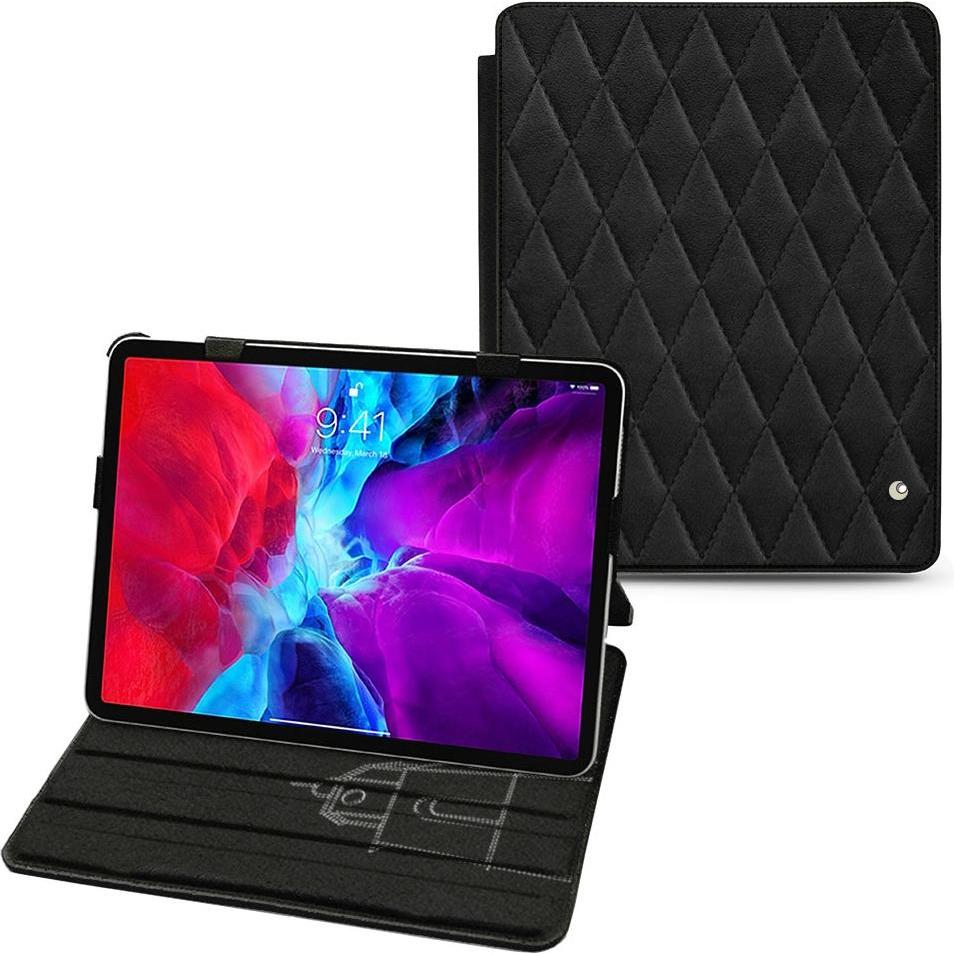 Noreve Lederschutzhülle horizontal (IPAD PRO 12.9 2021), Tablet Hülle, Schwarz