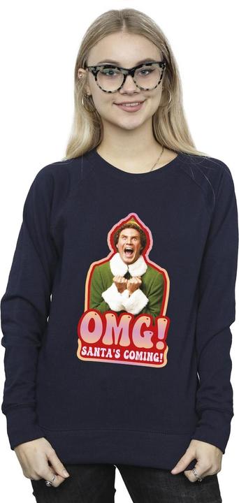 Produktbild Elf Santa's Coming Sweatshirt (4XL)