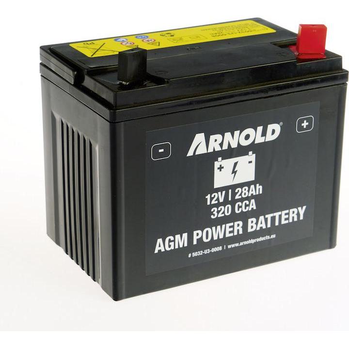 Arnold Batteria AZ108 - AGM U1R-320 SLA, +polo destro, Batterie + pile