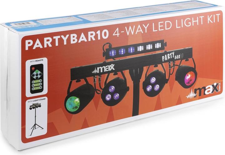 Produktbild Max Music Lichtset PartyBar 10 (LED)