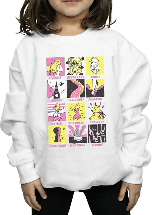 Produktbild Disney Tinkerbell Squares Sweatshirt Mädchen (140, 146)