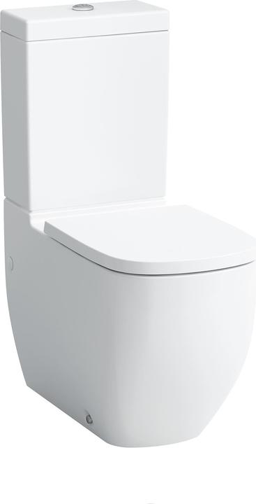 Produktbild Laufen Palomba Stand-WC, Tiefspüler, für aufgesetzte Spülkasten, spülrandlos, Abgang waagrecht/s