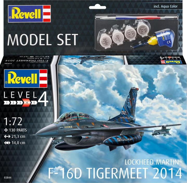 Actual product image Revell Model Set F-16D Fighting Falcon