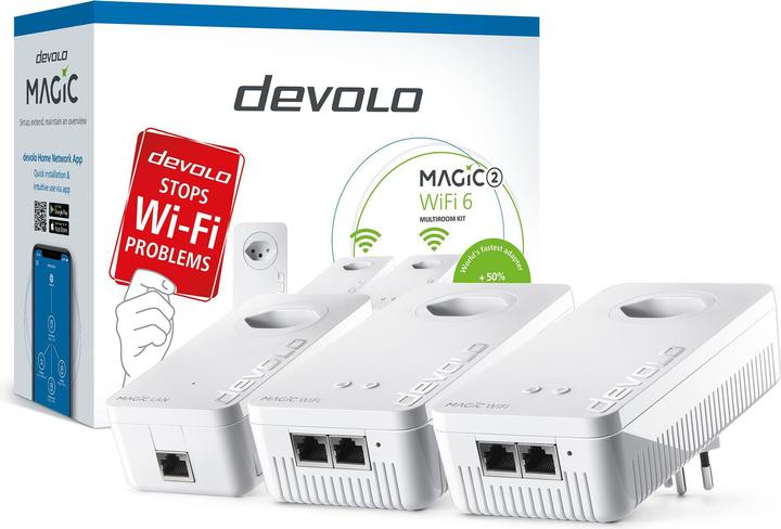 Actual product image Devolo Magic 2 WiFi 6 Multiroom Kit (2400 Mbit/s)