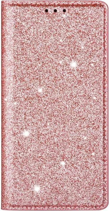 Actual product image Cover-Discount Galaxy A34 - Flip Case Glitter pink (Samsung Galaxy A34 5G)