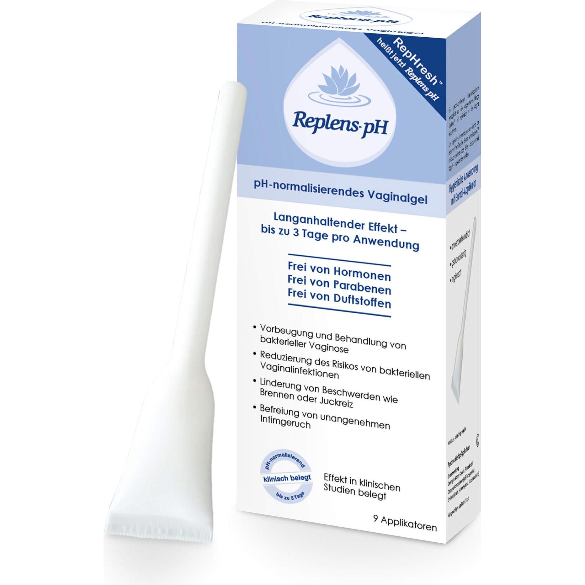 Replens, Intimpflege, Ph, 9 St VGE (Intimgel)