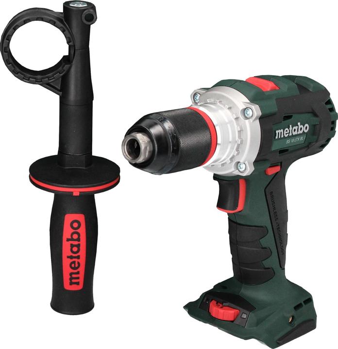 18-volt accuboormachine BS 18 LTX BL I, Boorstandaard, SDS-plus verwisselbare klauwplaat, Extra handvat, G